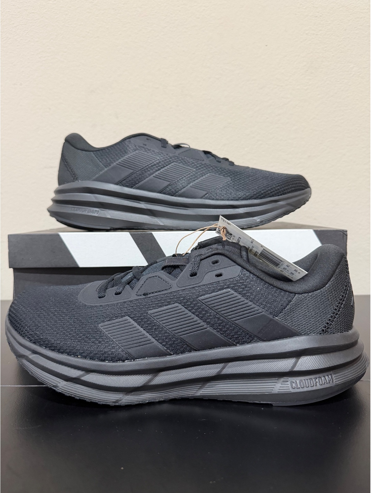 Size 10.5 - Adidas Galaxy 7 “Triple Black”